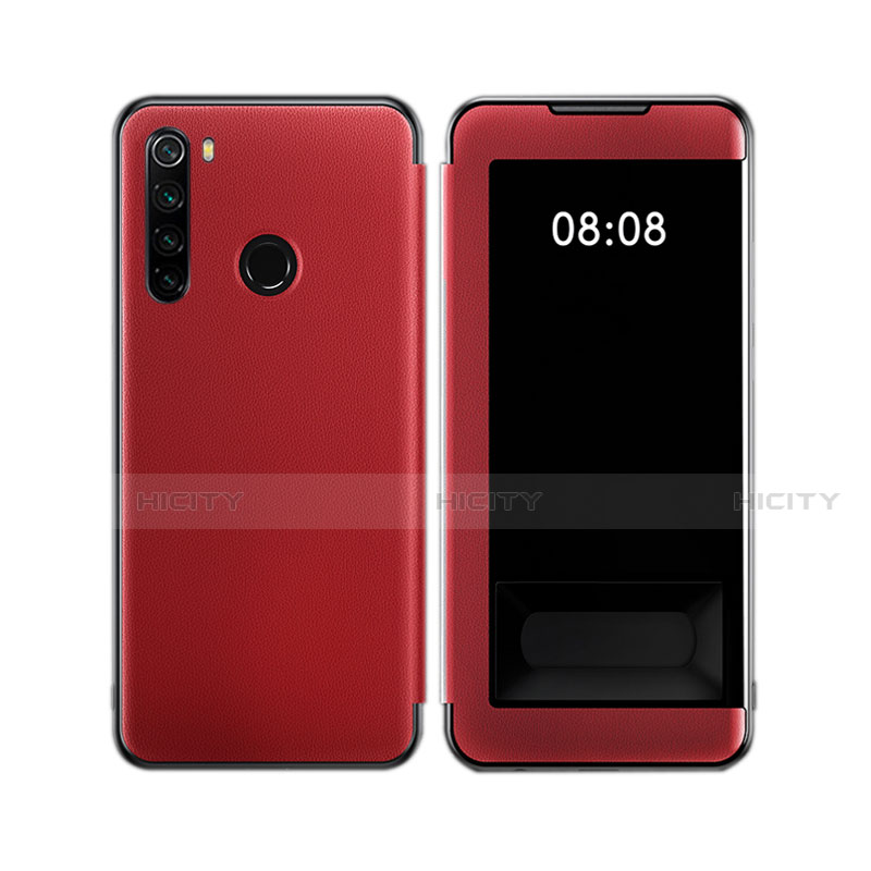 Custodia Portafoglio In Pelle Cover con Supporto T09 per Xiaomi Redmi Note 8 (2021)