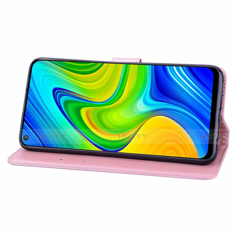 Custodia Portafoglio In Pelle Cover con Supporto T09 per Xiaomi Redmi Note 9