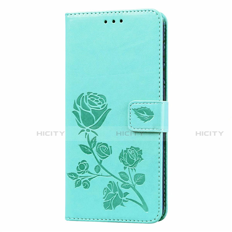 Custodia Portafoglio In Pelle Cover con Supporto T09 per Xiaomi Redmi Note 9 Verde