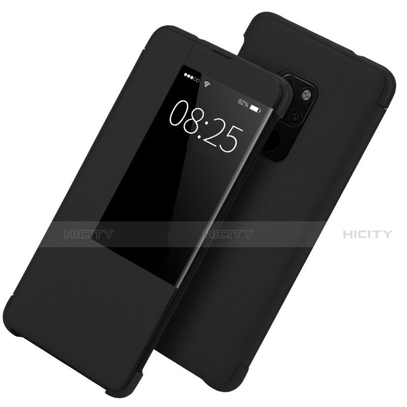 Custodia Portafoglio In Pelle Cover con Supporto T10 per Huawei Mate 20 X 5G Nero