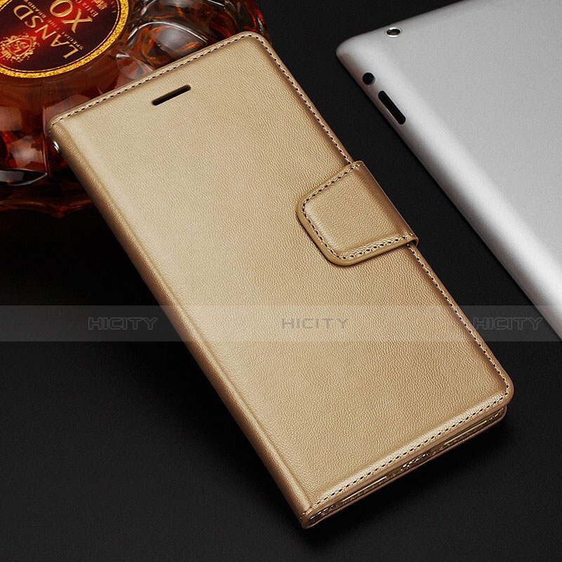 Custodia Portafoglio In Pelle Cover con Supporto T11 per Huawei Mate 20 X 5G Oro