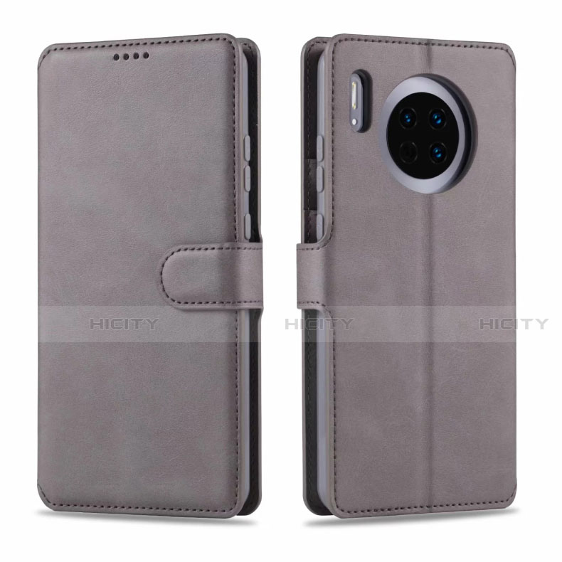 Custodia Portafoglio In Pelle Cover con Supporto T11 per Huawei Mate 30 5G Grigio