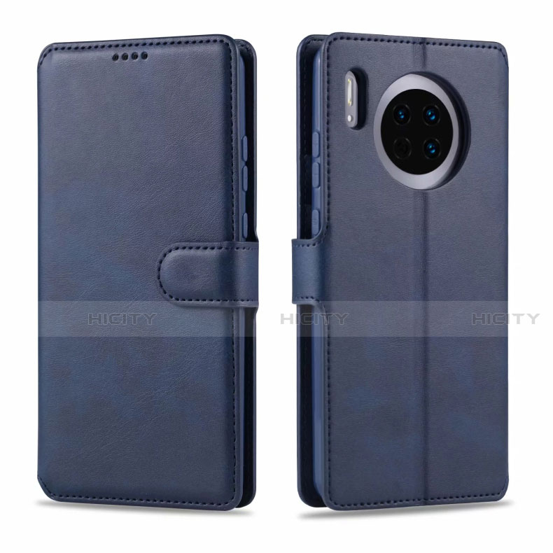 Custodia Portafoglio In Pelle Cover con Supporto T11 per Huawei Mate 30 Pro 5G Blu