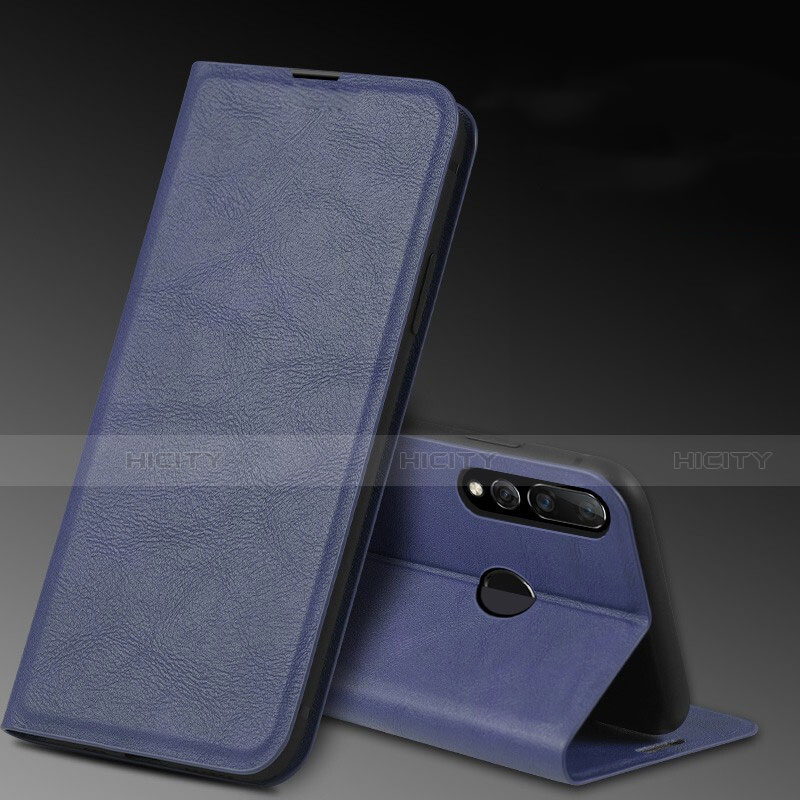 Custodia Portafoglio In Pelle Cover con Supporto T11 per Huawei P Smart+ Plus (2019) Blu