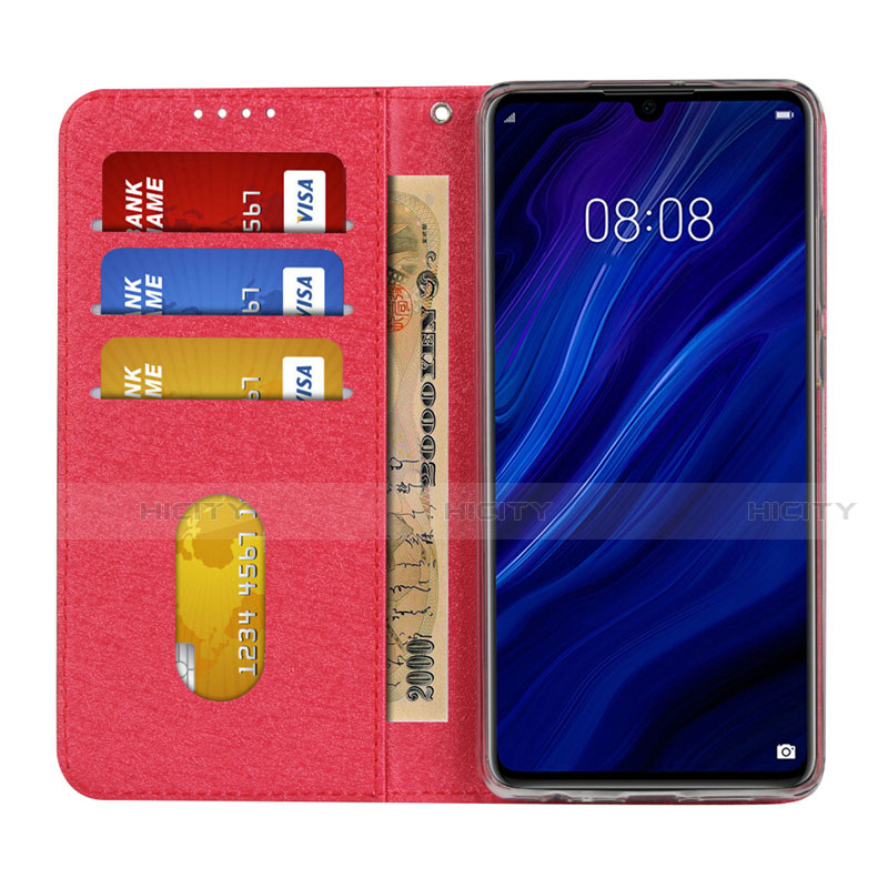 Custodia Portafoglio In Pelle Cover con Supporto T11 per Huawei P30