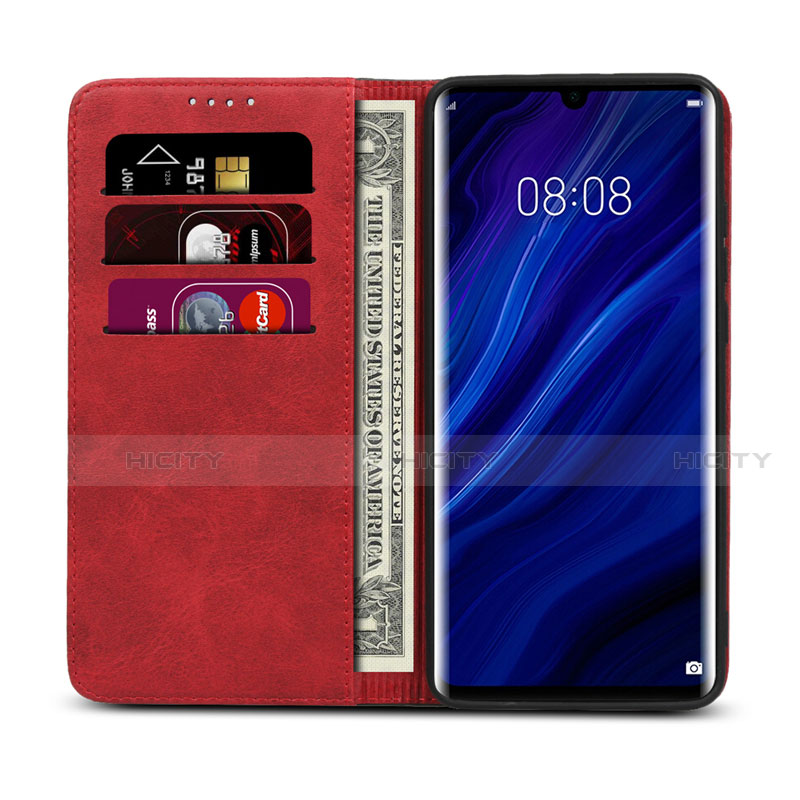 Custodia Portafoglio In Pelle Cover con Supporto T11 per Huawei P30 Pro New Edition