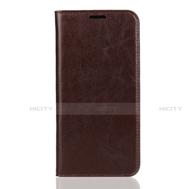 Custodia Portafoglio In Pelle Cover con Supporto T11 per Xiaomi Mi 9T Marrone