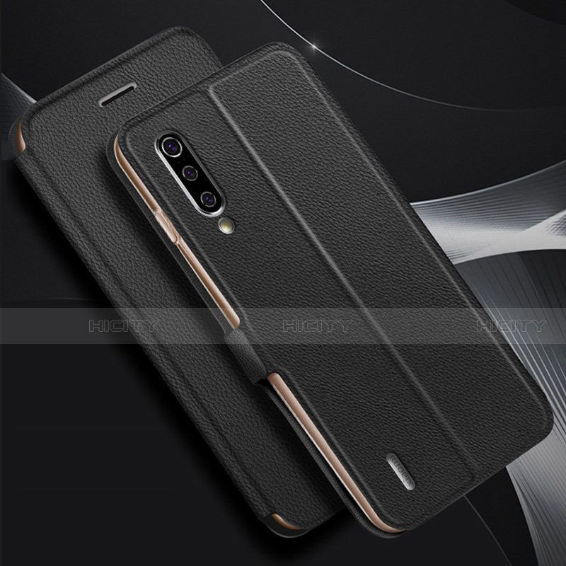 Custodia Portafoglio In Pelle Cover con Supporto T11 per Xiaomi Mi A3 Nero