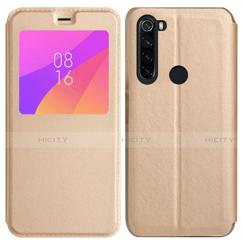 Custodia Portafoglio In Pelle Cover con Supporto T11 per Xiaomi Redmi Note 8T Oro