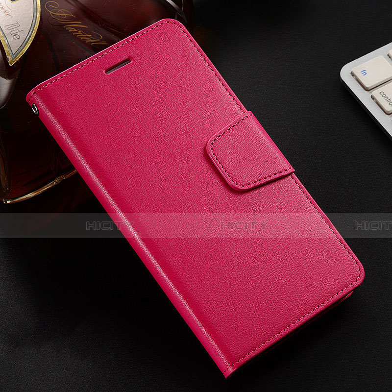 Custodia Portafoglio In Pelle Cover con Supporto T12 per Huawei Honor 20E Rosso