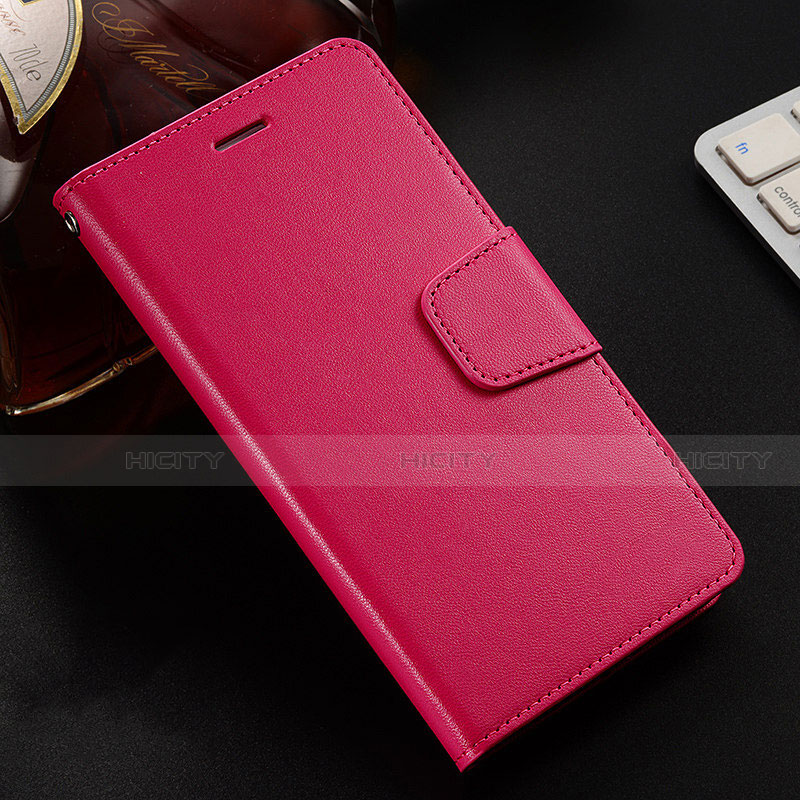 Custodia Portafoglio In Pelle Cover con Supporto T12 per Huawei Honor 20i Rosso