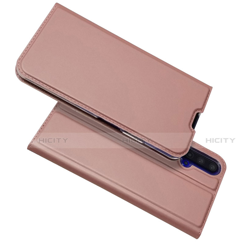 Custodia Portafoglio In Pelle Cover con Supporto T12 per Huawei Honor 20S Rosa