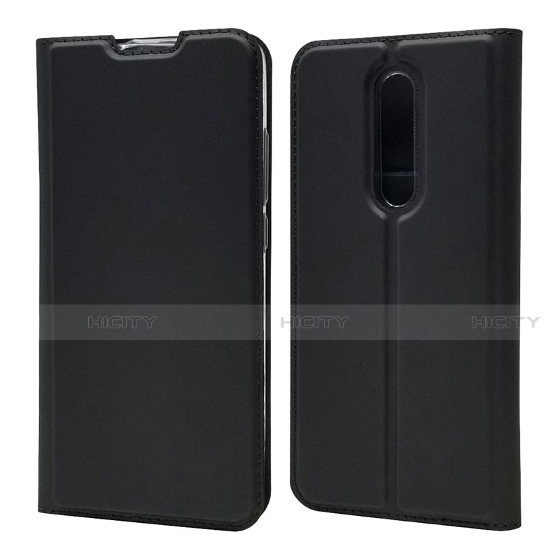 Custodia Portafoglio In Pelle Cover con Supporto T12 per Xiaomi Mi 9T Nero