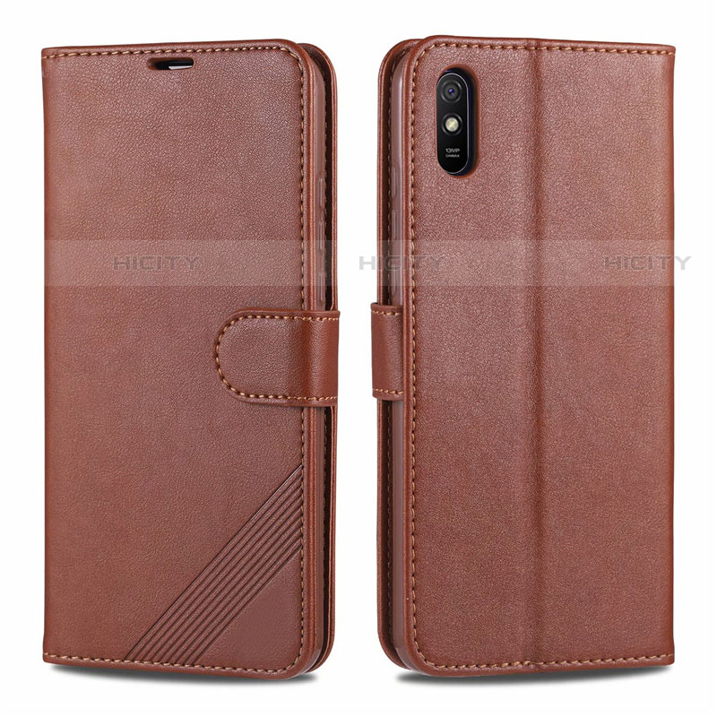 Custodia Portafoglio In Pelle Cover con Supporto T12 per Xiaomi Redmi 9i