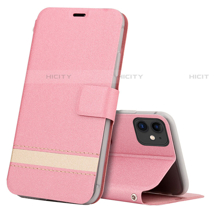 Custodia Portafoglio In Pelle Cover con Supporto T14 per Apple iPhone 11