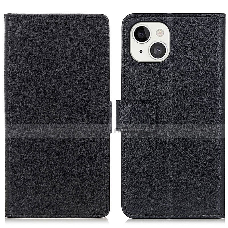 Custodia Portafoglio In Pelle Cover con Supporto T14 per Apple iPhone 13 Mini Nero