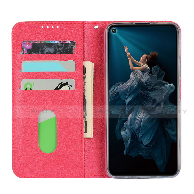 Custodia Portafoglio In Pelle Cover con Supporto T14 per Huawei Honor 20S