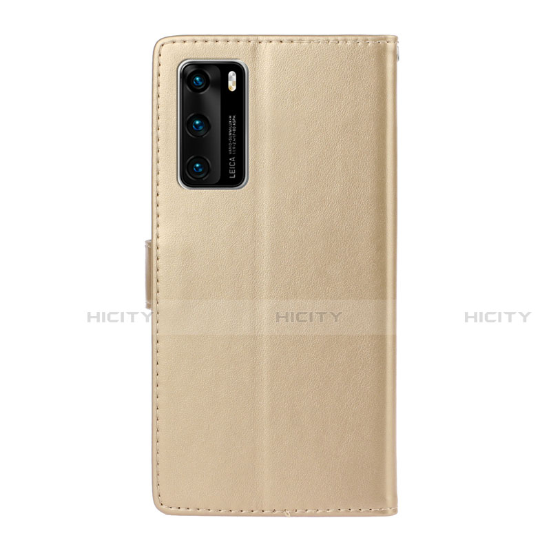 Custodia Portafoglio In Pelle Cover con Supporto T14 per Huawei P40