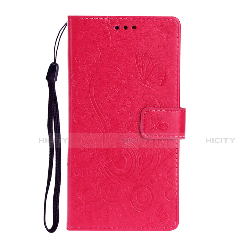 Custodia Portafoglio In Pelle Cover con Supporto T14 per Huawei P40 Rosso