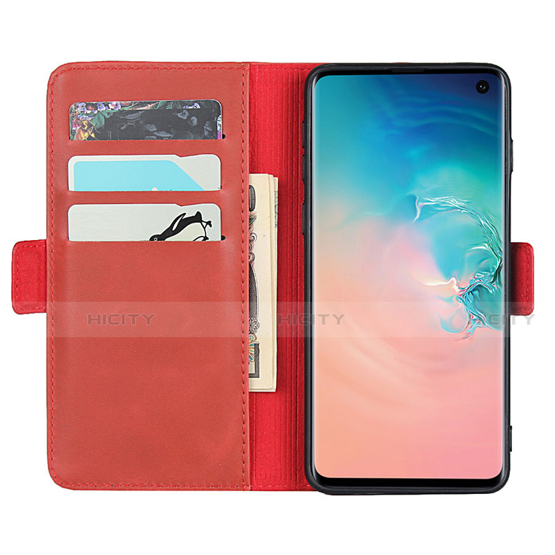 Custodia Portafoglio In Pelle Cover con Supporto T14 per Samsung Galaxy S10 Plus