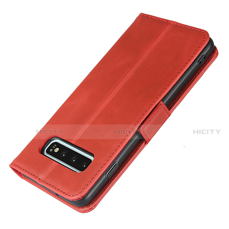 Custodia Portafoglio In Pelle Cover con Supporto T14 per Samsung Galaxy S10 Plus