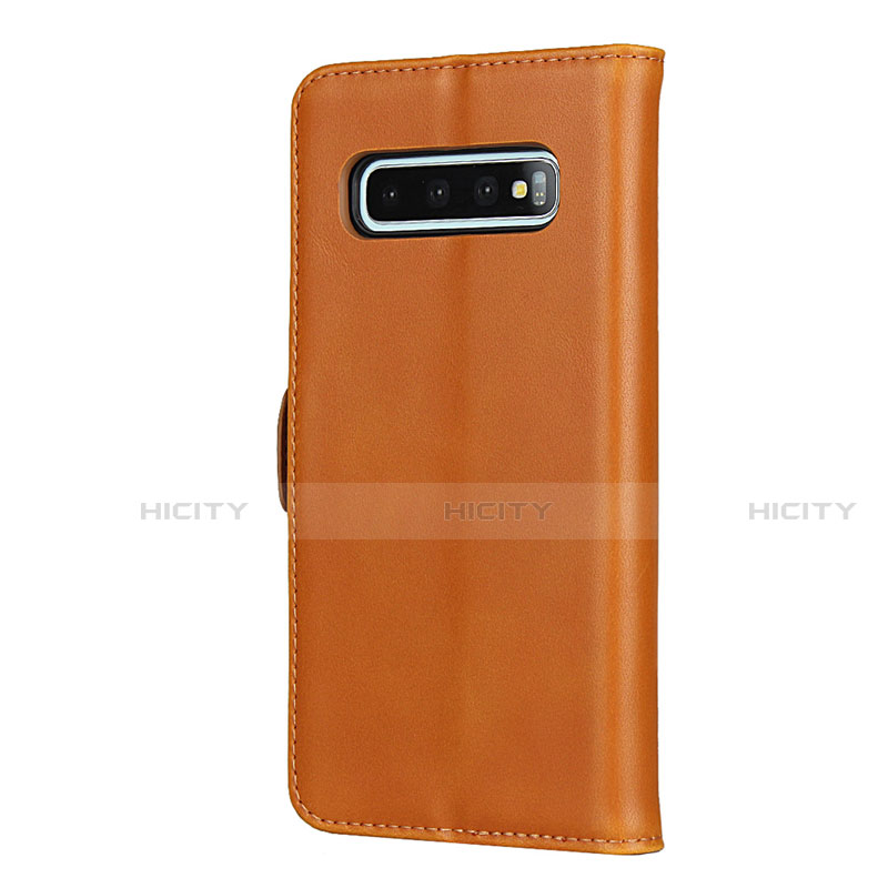 Custodia Portafoglio In Pelle Cover con Supporto T14 per Samsung Galaxy S10 Plus