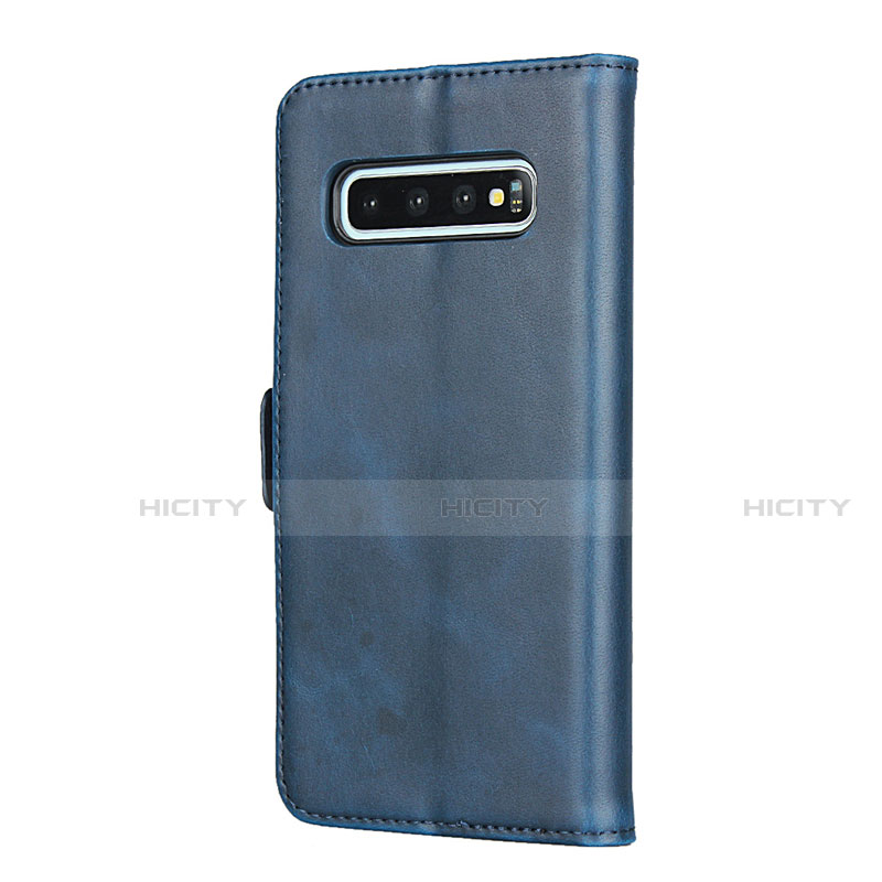 Custodia Portafoglio In Pelle Cover con Supporto T14 per Samsung Galaxy S10 Plus