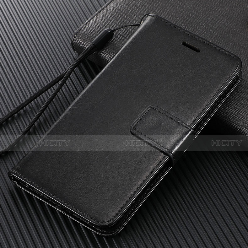 Custodia Portafoglio In Pelle Cover con Supporto T14 per Xiaomi Mi Note 10 Pro Nero