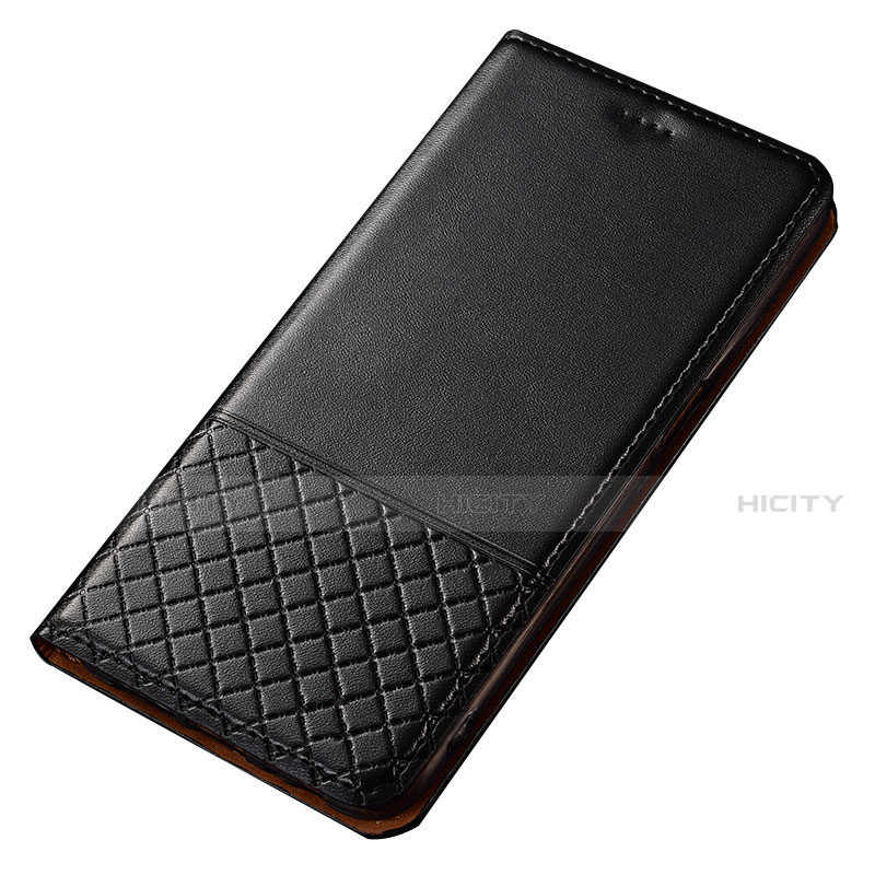 Custodia Portafoglio In Pelle Cover con Supporto T14 per Xiaomi Redmi Note 8 (2021) Nero