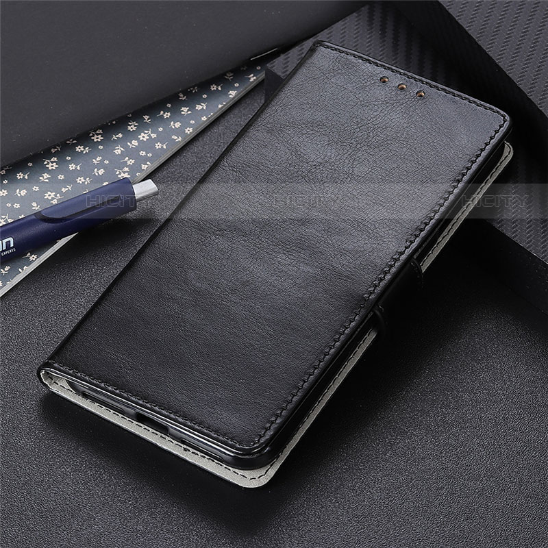 Custodia Portafoglio In Pelle Cover con Supporto T15 per Huawei P Smart (2020) Nero