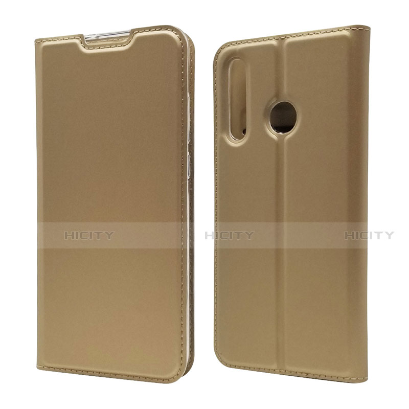 Custodia Portafoglio In Pelle Cover con Supporto T15 per Huawei P Smart+ Plus (2019) Oro