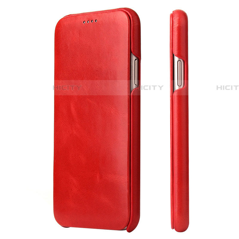 Custodia Portafoglio In Pelle Cover con Supporto T16 per Apple iPhone 11 Rosso