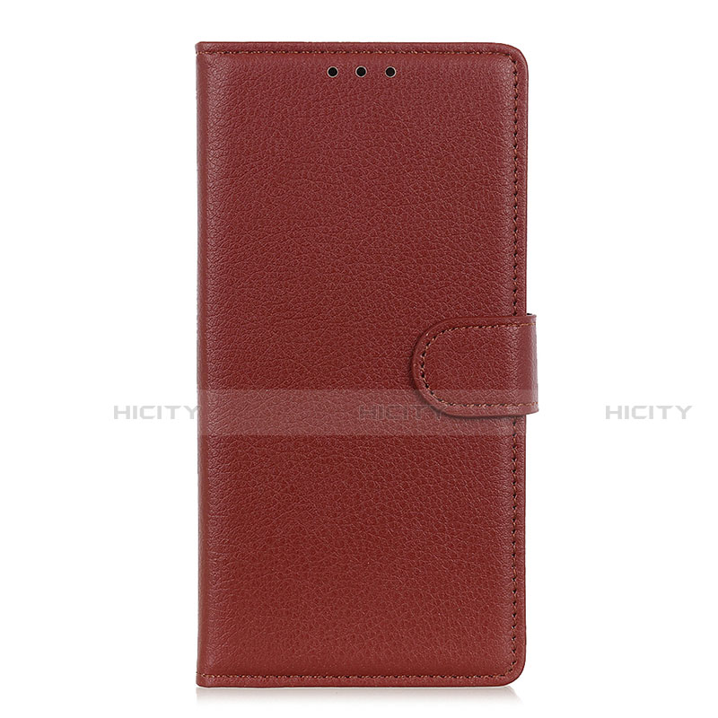 Custodia Portafoglio In Pelle Cover con Supporto T16 per Samsung Galaxy Note 20 5G Marrone