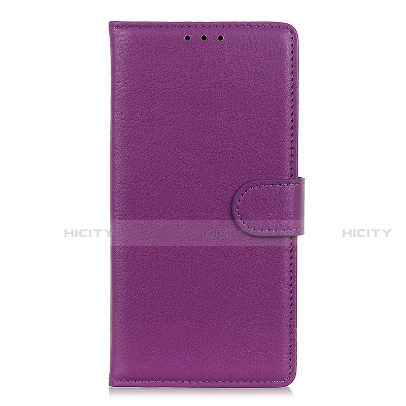 Custodia Portafoglio In Pelle Cover con Supporto T16 per Samsung Galaxy Note 20 5G Viola