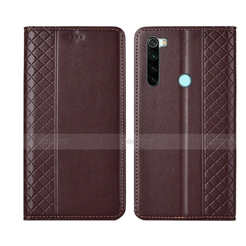 Custodia Portafoglio In Pelle Cover con Supporto T16 per Xiaomi Redmi Note 8 (2021)