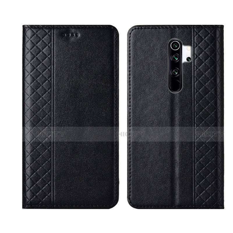 Custodia Portafoglio In Pelle Cover con Supporto T16 per Xiaomi Redmi Note 8 Pro Nero