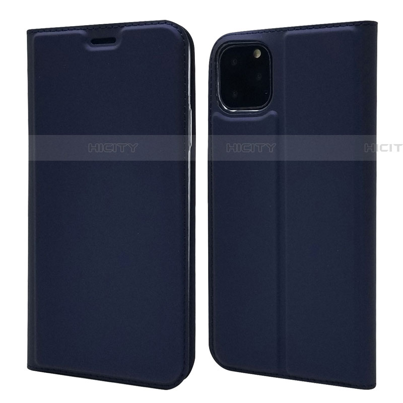 Custodia Portafoglio In Pelle Cover con Supporto T17 per Apple iPhone 11 Pro Max Blu