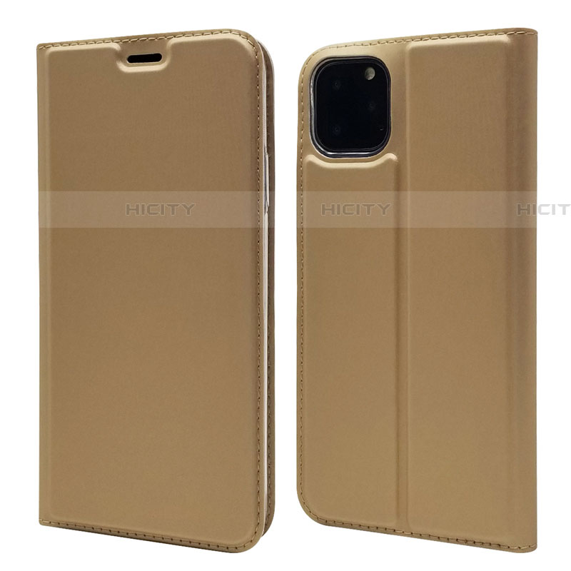 Custodia Portafoglio In Pelle Cover con Supporto T17 per Apple iPhone 11 Pro Max Oro