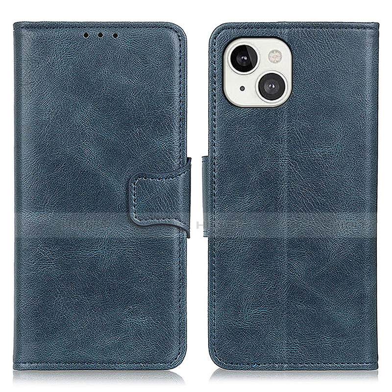 Custodia Portafoglio In Pelle Cover con Supporto T17 per Apple iPhone 13 Blu