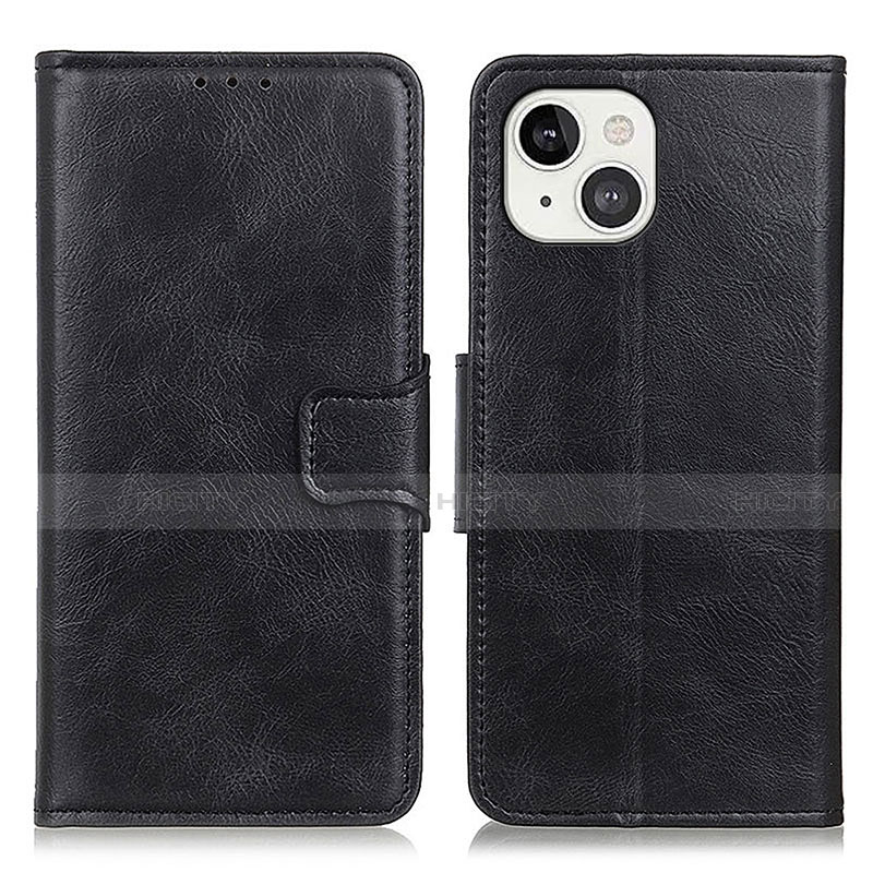 Custodia Portafoglio In Pelle Cover con Supporto T17 per Apple iPhone 13 Nero