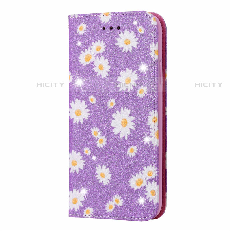 Custodia Portafoglio In Pelle Cover con Supporto T17 per Huawei Nova Lite 3 Plus Lavanda