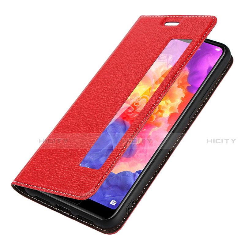 Custodia Portafoglio In Pelle Cover con Supporto T17 per Huawei P20 Pro