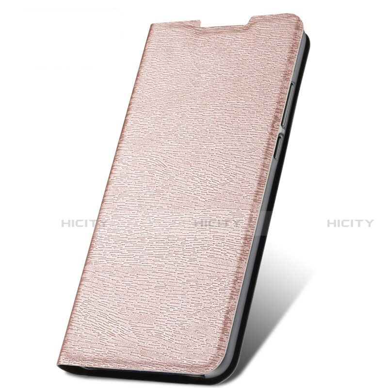 Custodia Portafoglio In Pelle Cover con Supporto T17 per Xiaomi Redmi Note 8 Oro Rosa