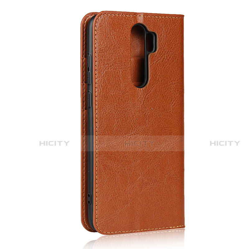 Custodia Portafoglio In Pelle Cover con Supporto T17 per Xiaomi Redmi Note 8 Pro Arancione