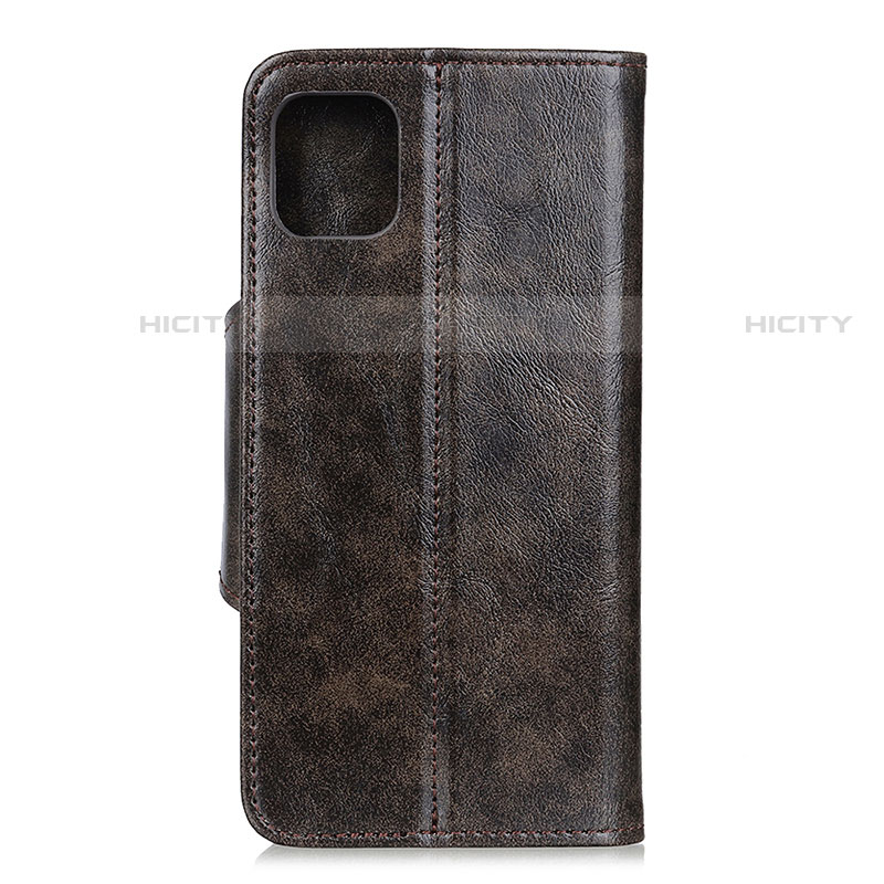 Custodia Portafoglio In Pelle Cover con Supporto T18 per Xiaomi Mi 11 Lite 5G NE Marrone