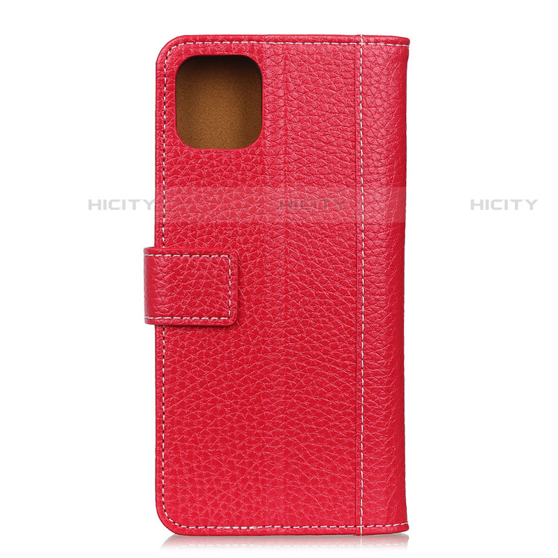 Custodia Portafoglio In Pelle Cover con Supporto T19 per Xiaomi Mi 11 5G Rosso