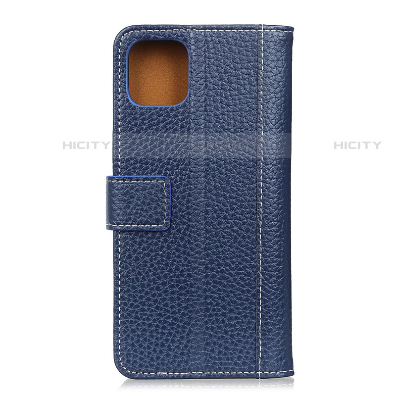 Custodia Portafoglio In Pelle Cover con Supporto T19 per Xiaomi Mi 11 Lite 4G Blu