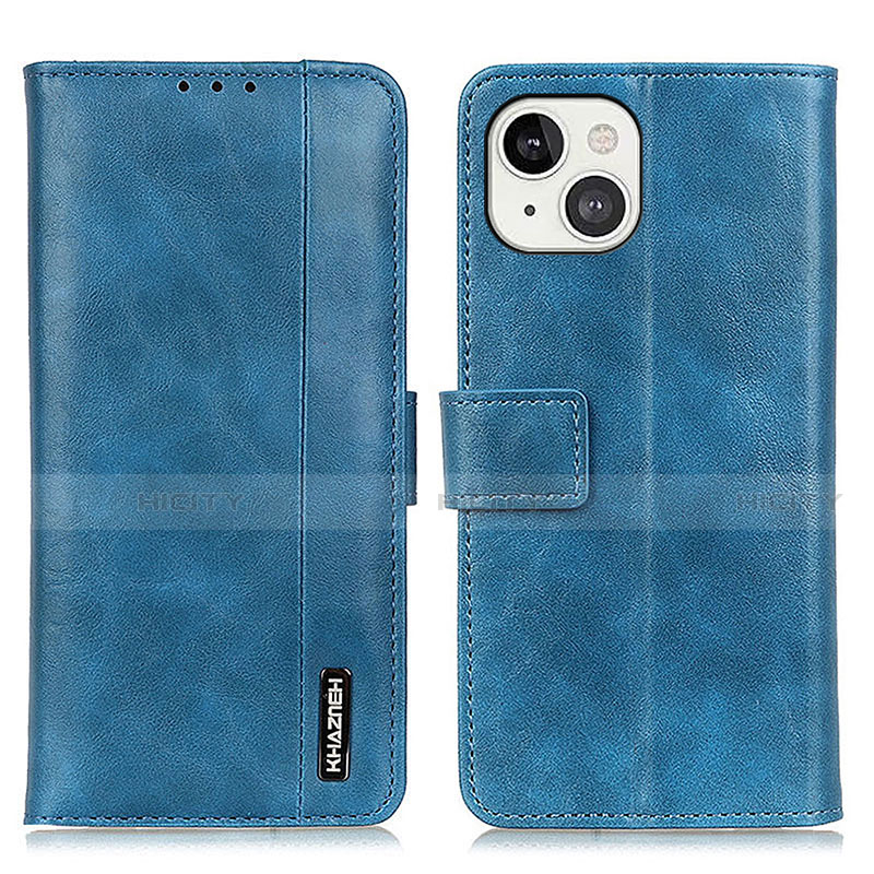 Custodia Portafoglio In Pelle Cover con Supporto T20 per Apple iPhone 13 Blu