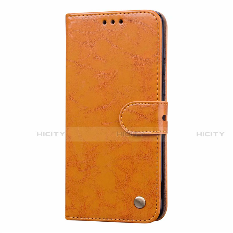 Custodia Portafoglio In Pelle Cover con Supporto T20 per Huawei P40 Arancione