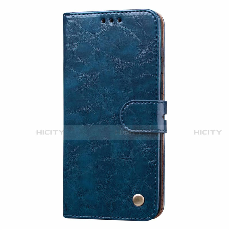 Custodia Portafoglio In Pelle Cover con Supporto T20 per Huawei P40 Blu